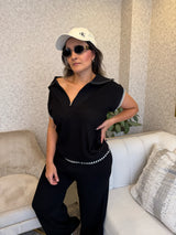 Set Salerno: talla única, over size en hilo