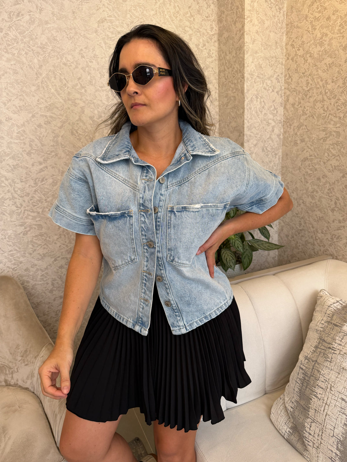 Camichaqueta en jean